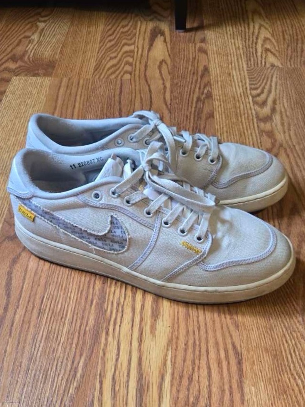 NIKE Air Jordan 1 AJKO Low SP x Union LA White Sneakers | Size 11
